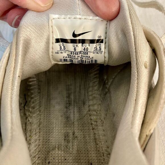 Nike Triple Snow White Huarache Sneakers 8.5 - Picture 12 of 15